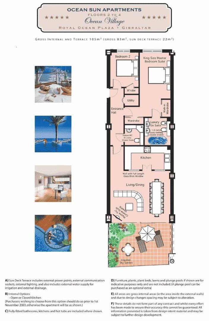 Image of Apartment - 2 Bedrooms - 2 Bathrooms for Rental in Royal Ocean Plaza-Gibraltar, Image 17